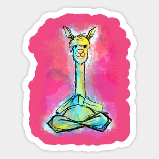 No drama lama Sticker